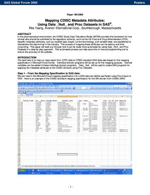 Image result for CDISC Mapping