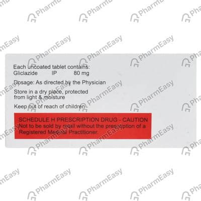Glycinorm 80 MG Tablet (15): Uses, Side Effects, Price & Dosage | PharmEasy