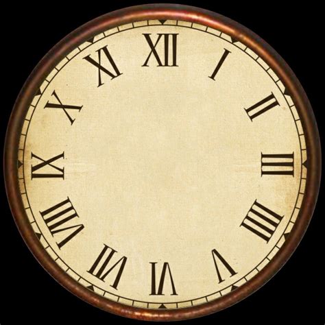 Vintage Roman Numeral Wall Clock