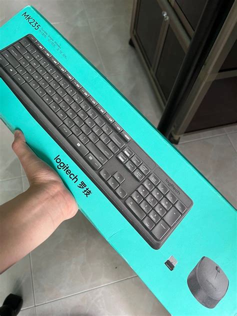 Image result for Logitech Mk235 Wireless Keyboard Mouse Combo