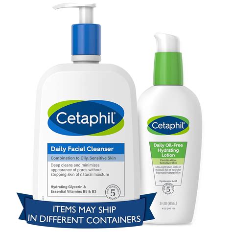 Amazon.com: Cetaphil Bundle - Daily Facial Cleanser for Sensitive ...
