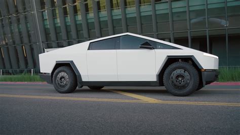 The First-Ever Tesla Cybertruck in Satin White Is Ready - autoevolution