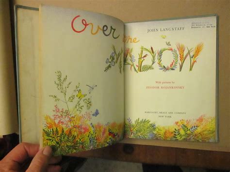 Over In The Meadow by John Langstaff: Fair Hardcover (1957) 1st Edition ...