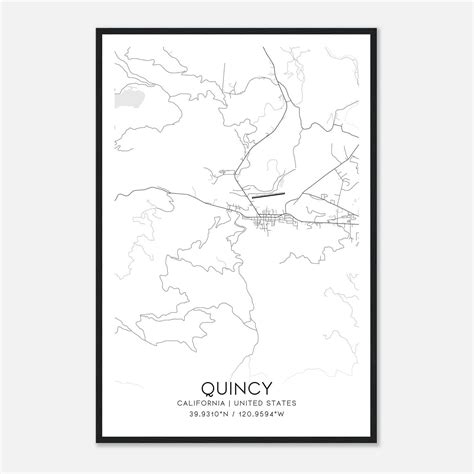 Map Of Quincy California