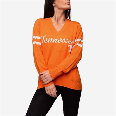 Tennessee Volunteers Womens Vintage Stripe Sweater FOCO