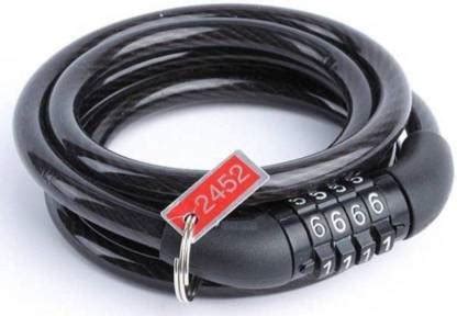 Afpin Coded Lock Steel Chain Cable Wire Anti-Theft Lock Bike Security ...