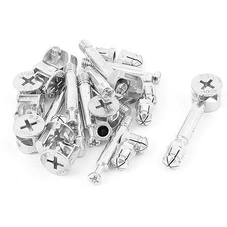 uxcell Furniture Cabinet Fixing Screw Locking Cam Bolt Nut Fitting 10 ...