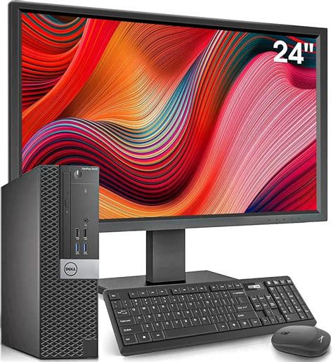 Dell Optiplex Desktop Computer With 24 Inch Monitor Pc Bundle ...