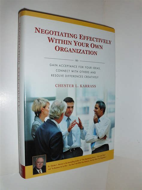 Buy Negotiating Effectively Within Your Own Organization Book Online at ...