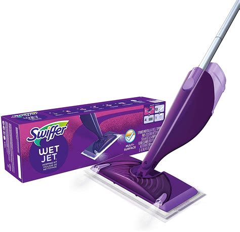 Swiffer WetJet Hardwood and Floor Spray Mop Cleaner Starter Kit ...