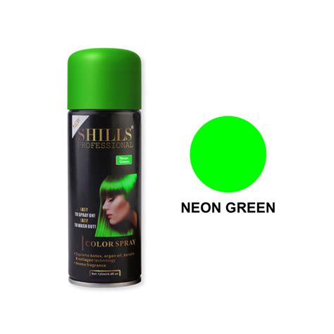 Shills Color Hair Spray (NEON GREEN) – Shills Professional