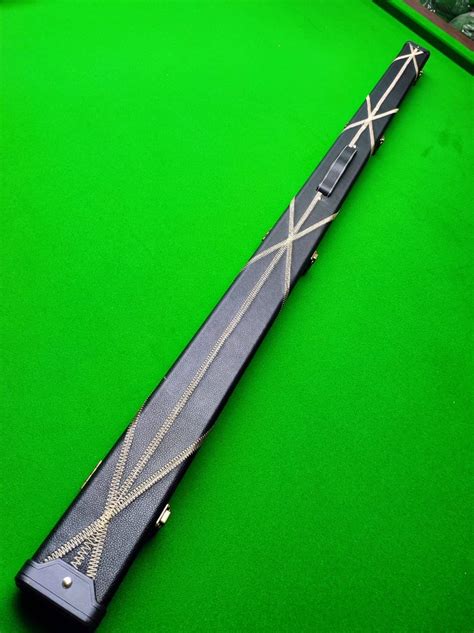Buy JBB Snooker Cue Set with Leather Case, Glove, 2 Tips & 2 Chalks ...