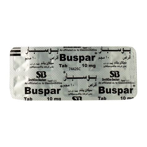 Buspar 10 mg - 20 Tablets | Bloom Pharmacy