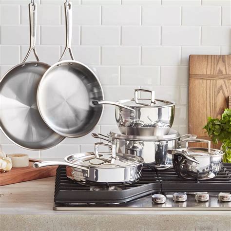 Pots And Pans On Stove