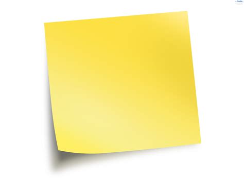 Post It Note Clipart