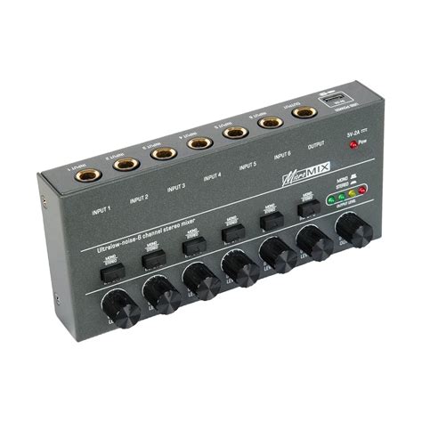 Mini Audio Mixer Audio Mixer for Club Guitars Bass Keyboards Mixer ...