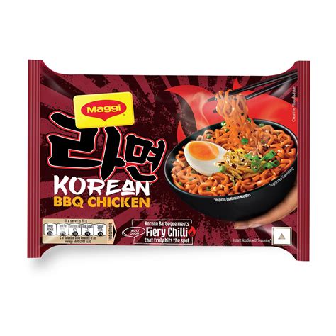 Buy MAGGI Korean BBQ Chicken Noodles, Easy to Cook Instant Noodles, 90 ...