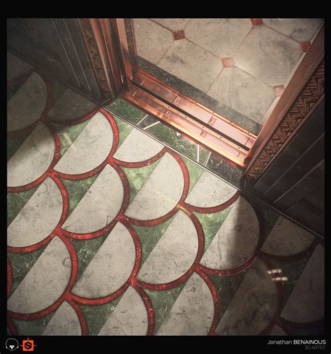 Jonathan BENAINOUS - Substance Signature - Art Deco Corridor Marble ...