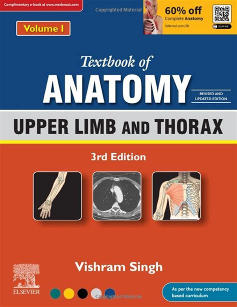 Buy Textbook of Anatomy: Upper Limb and Thorax, Vol 1, 3rd Updated ...