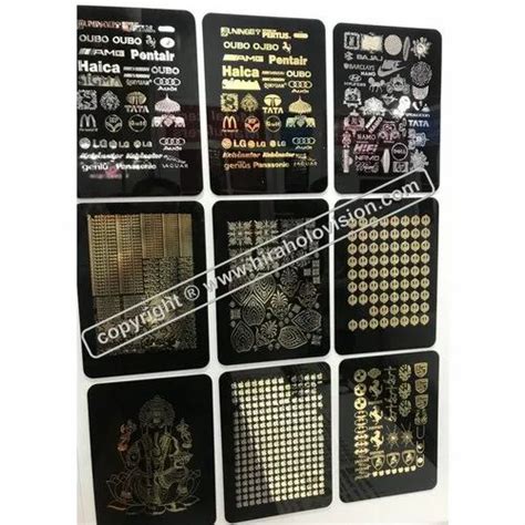 Holographic Stickers - EP Metal Stickers. Manufacturer from Bengaluru
