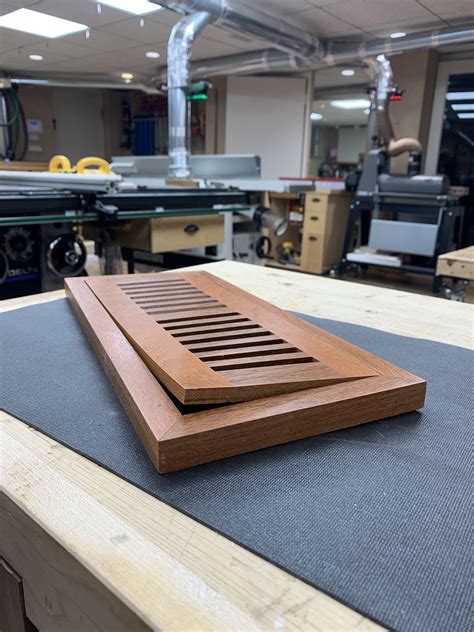 Large custom flush floor register -what is the best way to cut and join ...