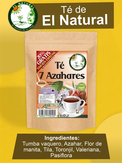 Té de 7 Azahares con 30 Sobrecitos El Natural - Tienda Online El Natural