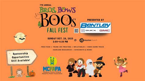 7th Annual Bros, Bows, & Boos Fall Fest, Daystar Church (Madison Campus ...