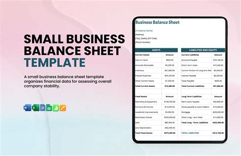 Editable Balance Sheet Templates in Google Docs to Download