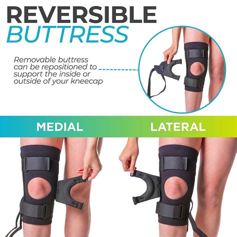 BraceAbility J Patella Knee Brace - Lateral Stabilizer for Dislocated Kneecap - 2XL | Buy Now ...