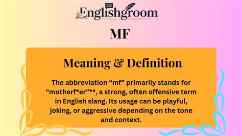 MF Meaning in Text What Does “mf” Really Mean? 🤔💬