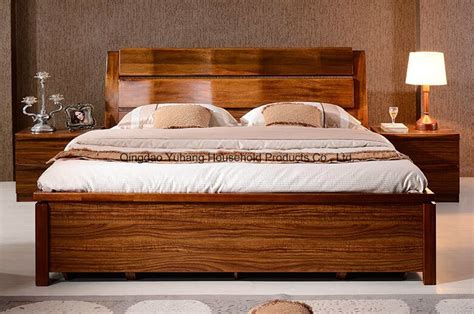 China Cama de madera maciza modernas camas dobles (M-X2255) – Comprar ...