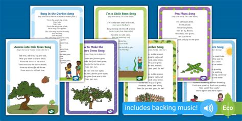 Plants and Growing Themed Songs and Rhymes Resource Pack