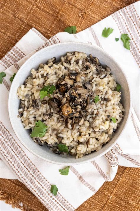 The Creamiest Mushroom Truffle Risotto - Always From Scratch