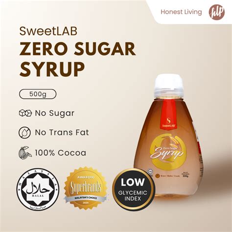 SweetLAB Zero Sugar Syrup | Halal (500g) | Shopee Singapore