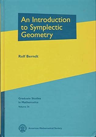 Buy An Introduction to Symplectic Geometry (Graduate Studies in ...
