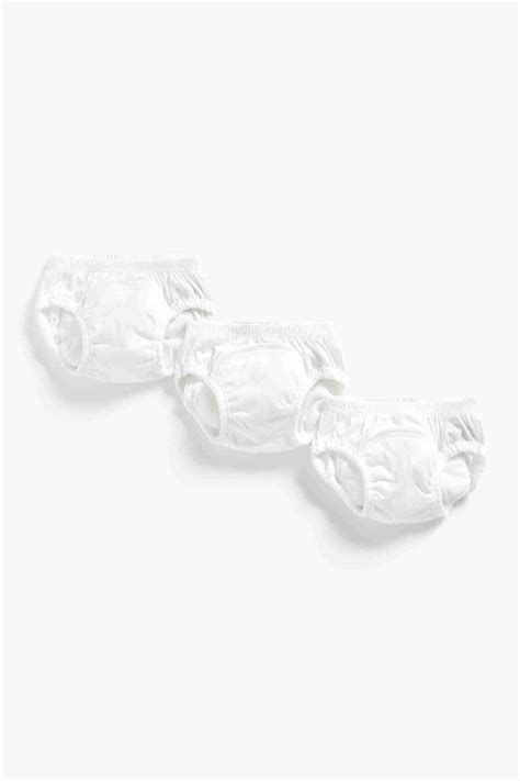 Mothercare Trainer Pants Large Small - Pack of 3 - White