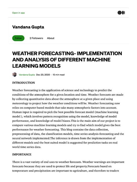 Software Requirements for Weather Prediction Using Machine Learning 的图像结果