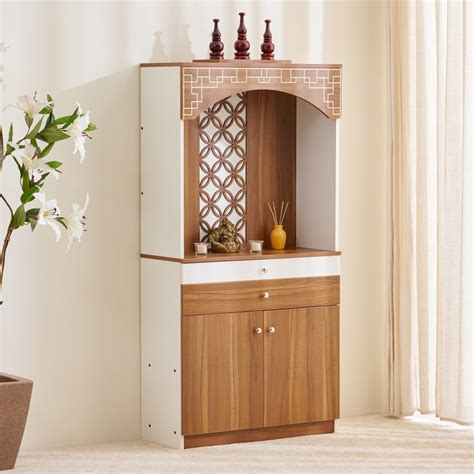 Buy Helios Pooja Unit - Teak from Helios by Home Centre at just INR 14284.0