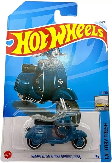 Hot Wheels 2024 Vespa 90 SS Super Sprint 1966 Factory Fresh Ages 3 and ...