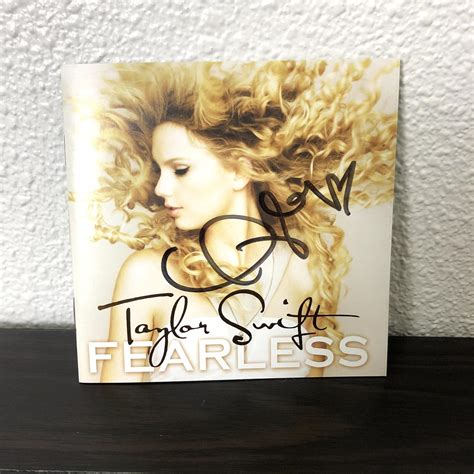 Taylor Swift Autograph Original Fearless Album | #4620223557