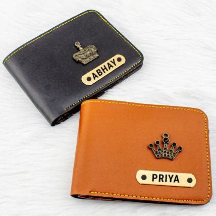 Send Personalized Elegance: Rakhi & Leather Wallet Combo Online in ...