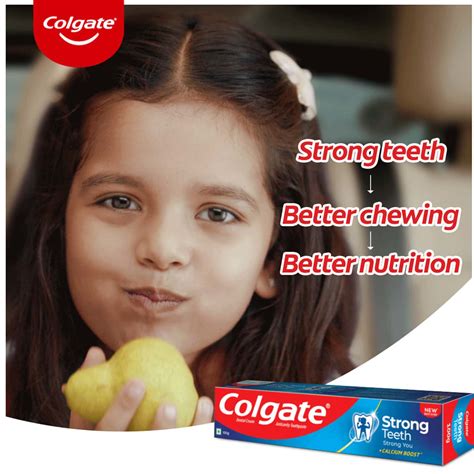 Buy COLGATE STRONG TEETH CAVITY PROTECTION WITH CALCIUM BOOST INDIA'S ...
