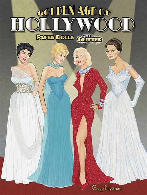 Buy Golden Age of Hollywood Paper Dolls with Glitter! (Dover Paper ...