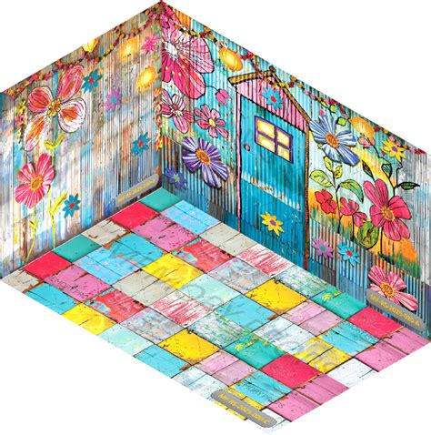 Hippie Hideaway Room Set Backdrop