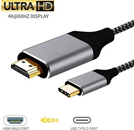 USB C to HDMI Sikeda 4K@60HZ USB Type C to HDMI Cable Adapter ...
