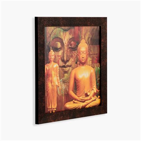 Buy Corsica Mystic India Buddha Wooden Picture Frame - 30x30cm from ...