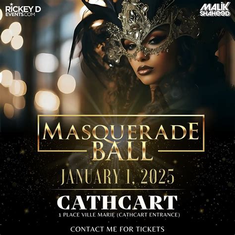 MASQUERADE BALL 2025, Le Cathcart, Montreal, 1 January to 2 January ...