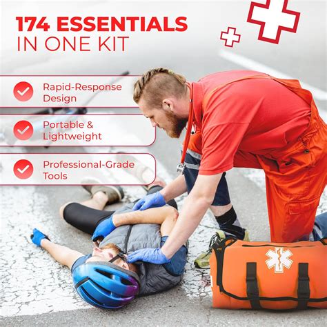 EverReadyFirstAid Fully Stocked EMT Trauma Bag – Tactical First India ...