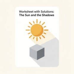 Worksheet with Solutions: The Sun and the Shadows - Science Class 2 ...