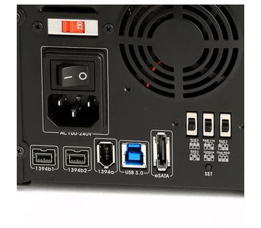 Oyen Digital Mobius 5-bay FireWire 800, eSATA, USB 3.0 RAID systeem ...